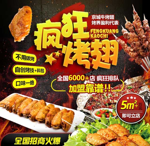 石狮奥尔良烤翅